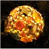 Image 1 : 18kt gold & various gemstone ring
