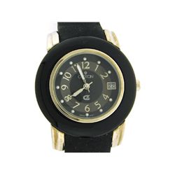 Croton Womens Rubber Date Watch CX228008BSBK