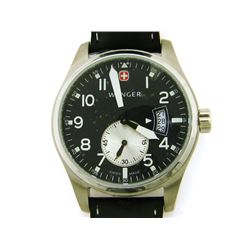 Wenger AeroGraph Vintage Men's Watch with Black and White Dial