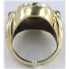 Image 3 : 14K Yellow Gold Ruby Ancient Coin Ring
