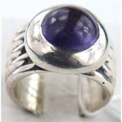 Silver Amethyst Ring