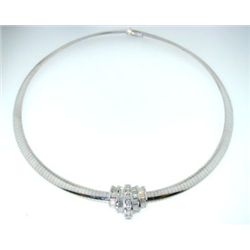 KRYPELL 18K White Gold, Diamond Necklace