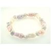 Image 1 : Pearls and Mother of Pearl Elastic Bracelet