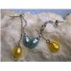 Image 3 : Dangling Pearl and Silver Earrings