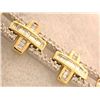 Image 1 : 14k Gold Bracelet with Diamonds