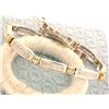 Image 3 : 14k Gold Bracelet with Diamonds