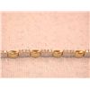 Image 2 : 14k Gold Bracelet with Diamonds