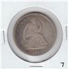 Image 1 : 1862 S SEATED SILVER HALF DOLLAR