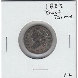 1823 BUST DIME