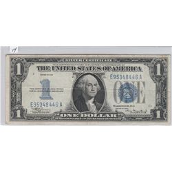 $1 FUNNY BACK SILVER CERTIFICATE 1934