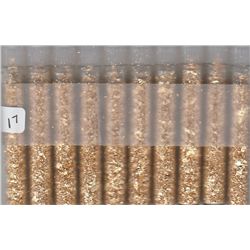 10 VIALS OF GOLD FLAKE
