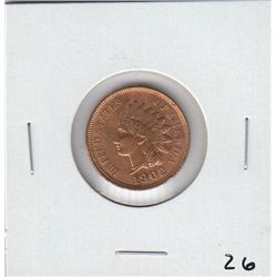 1902 RED BROWN FULL LIBERTY INDIAN HEAD CENT
