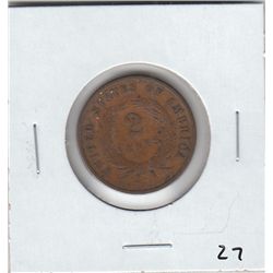 1864 2 CENT PIECE