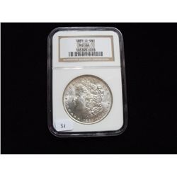 1885 O MS 64 NGC $1 MORGAN