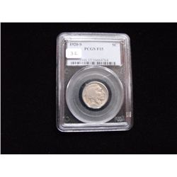 1920 S BUFFALO O NICKEL PCGS FINE 15 NICE DATE