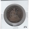 Image 1 : 1857 0 SEATED HALF DOLLAR