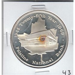 PALATINE NATIONAL BANK SILVER ROUND
