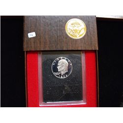 BROWN BOX SILVER $1 EISENHOWER