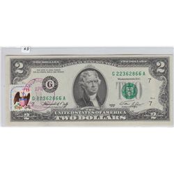 $2 FIRST DAY ISSUE 1976 WITH STAMP