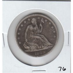 1859 O SEATED HALF