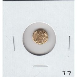 MEXICO GOLD WEDDING TOKEN 1865