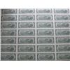 Image 2 : UNCUT SHEET OF 32 $2 BILLS 2003 VERY NEAT ITEM