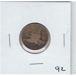 1857 FLYING EAGLE CENT