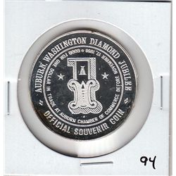AUBURN WASHINGTON PROOF SILVER ROUND