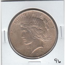 1922 PEACE DOLLAR $1