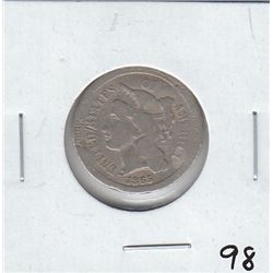 1865 3 CENT PIECE