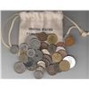 Image 1 : LOT OF WORLD COINS WITH CANVAS BAG