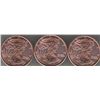Image 1 : LOT OF 3 ONE OUNCE COPPER ROUNDS