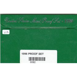US MINT PROOF SET 1996