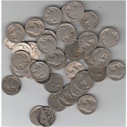 40 NO DATE BUFFALO NICKELS