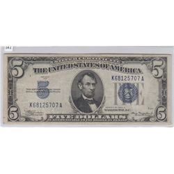 $5 SILVER CERTIFICATE 1934 A