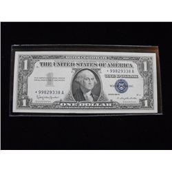 STAR $1 1957 B SILVER CERTIFICATE SUPERB GEM