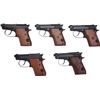 Image 1 : Lot of Five Beretta Model 21AW Bobcat Semi-Automatic Pistols.... (Total: 1 )