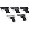 Image 1 : Lot of 5 Beretta M20 and 950 Semi-Automatic Pistols.... (Total: 1 )