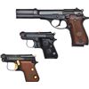 Image 1 : Lot of Three Beretta Semi-Automatic Pistols.... (Total: 1 )