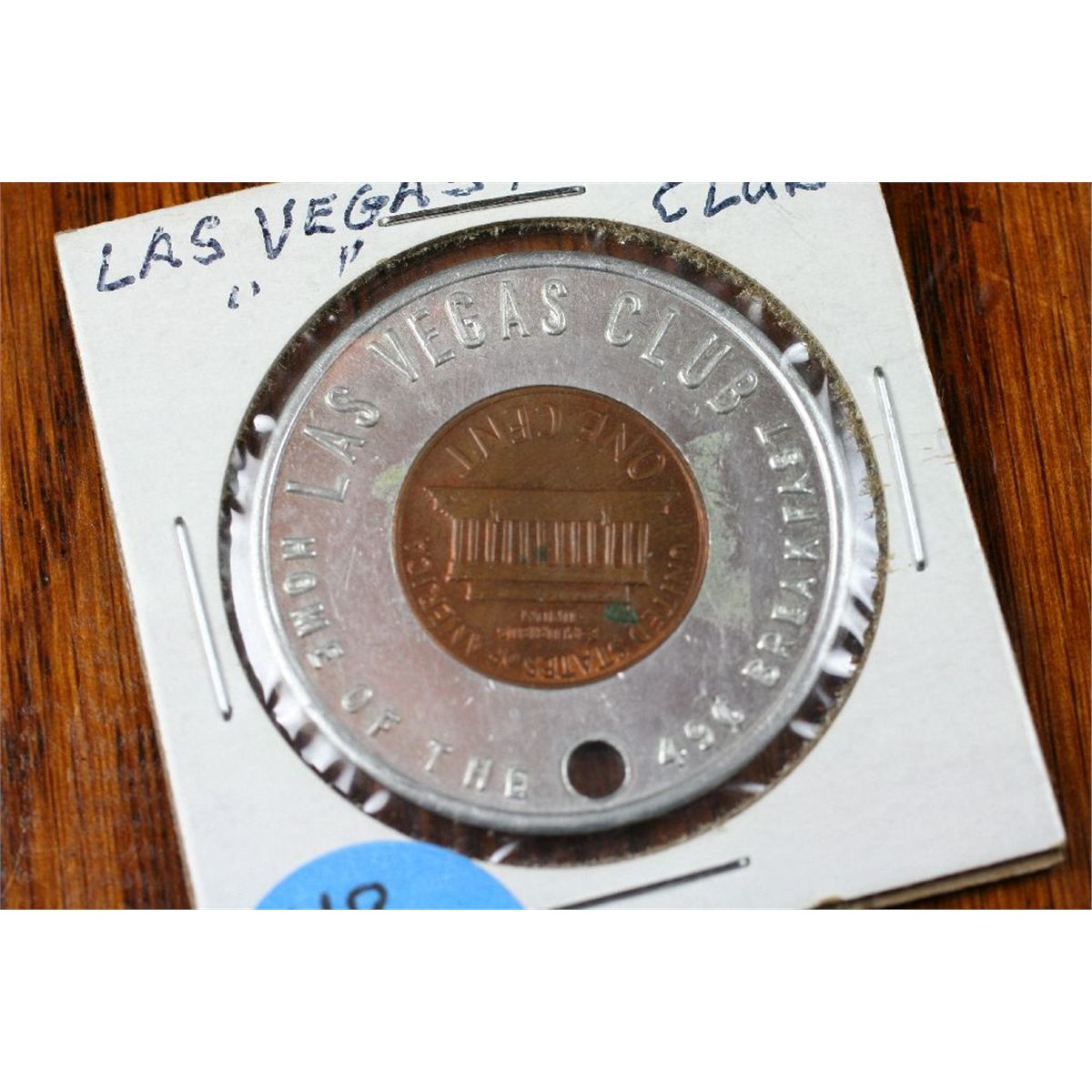 Encased Penny Las Vegas Club “Home Of The 49 Cent Breakfast”