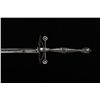 Image 5 : English style court sword, early to mid 19th  century, 34-1/2” overall with 28-1/2” blade.  The guar