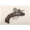 Image 1 : French style flintlock powder tester circa  1740 to 1780. 6-1/4” overall resembling  flintlock pisto