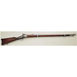 Sharps model 1870 Springfield-altered rifle,  made from carbine, .50-70 caliber, 35-1/2”  barrel, 2n