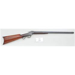 Marlin Ballard No. 3 .22 caliber gallery  rifle, 24” medium weight octagon barrel, blue  and case ha