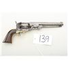 Image 1 : Colt model 1851 Navy revolver, .36 caliber  percussion, 7-1/2” octagon barrel, patina  finish, wood 