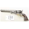 Image 2 : Colt model 1851 Navy revolver, .36 caliber  percussion, 7-1/2” octagon barrel, patina  finish, wood 