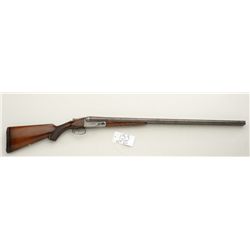 Parker Bros. P Model , No. 1 frame, SxS  concealed hammers shotgun, 12 gauge, 30”  Damascus barrels,