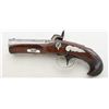 Image 2 : Early Philadelphia derringer attributed to  John Branch, .44 caliber, 6-1/2” overall with  2-1/2” ba