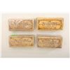 Image 1 : Collection of four boxes of .45 caliber  cartridges, all Frankford Arsenal; one 1876  unopened full 