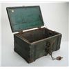 Image 2 : Original Wells Fargo strong-box with marked  lock and key. Lettering not visible. Approx.  10-20% or